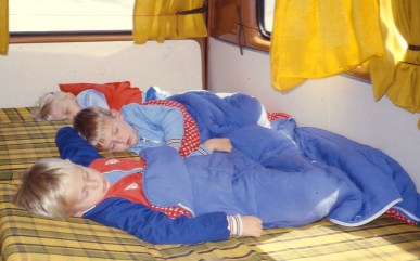 Sleeping in camper